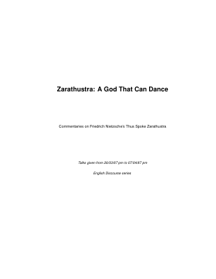 Zarathustra. A God That Can Dance.pdf